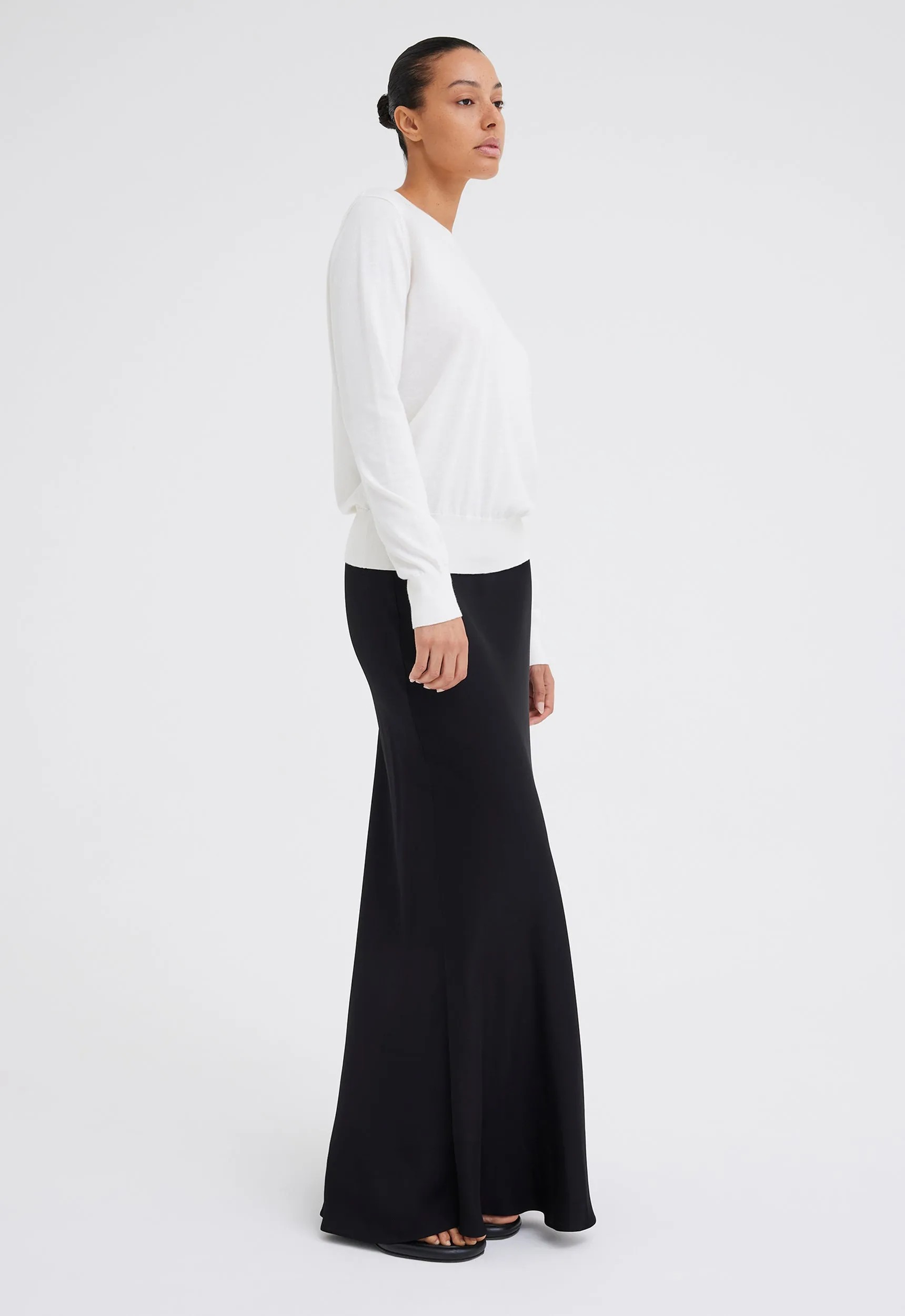 Pare Cotton Cashmere Sweater - Ice Cream