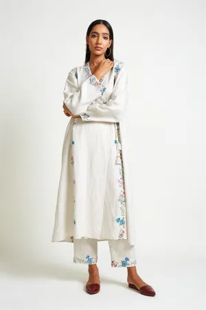 Payal Pratap   -   Rock Garden Iceplant Embroidered Kurta Pant Set (2pcs)