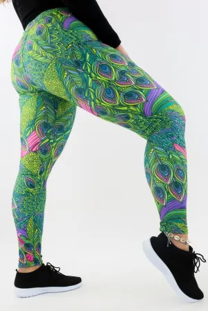 Peacock Vaunt - Casual - Regular Full Leggings - Pockets