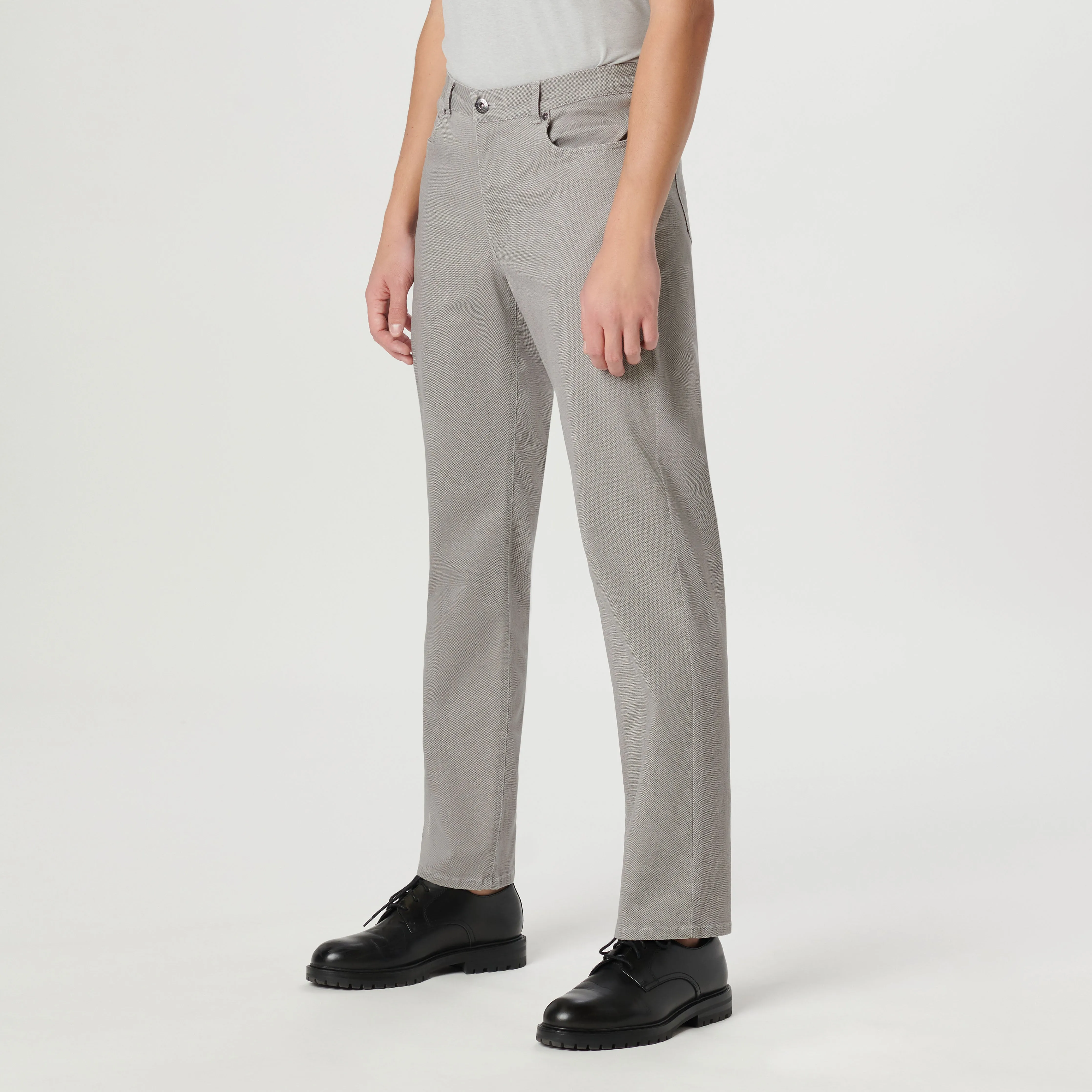 Preston Crosshatch Printed Five Pocket Pants