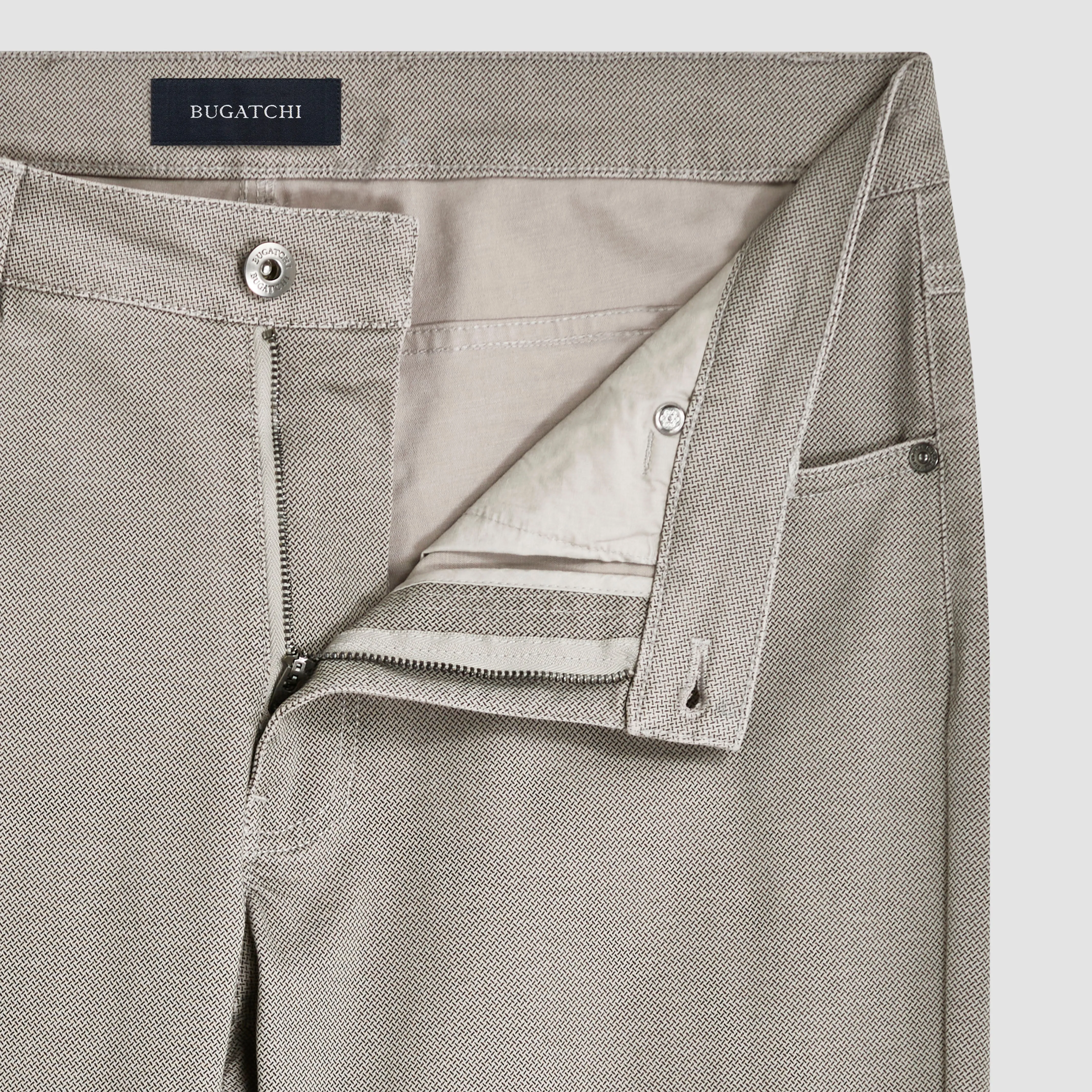Preston Crosshatch Printed Five Pocket Pants