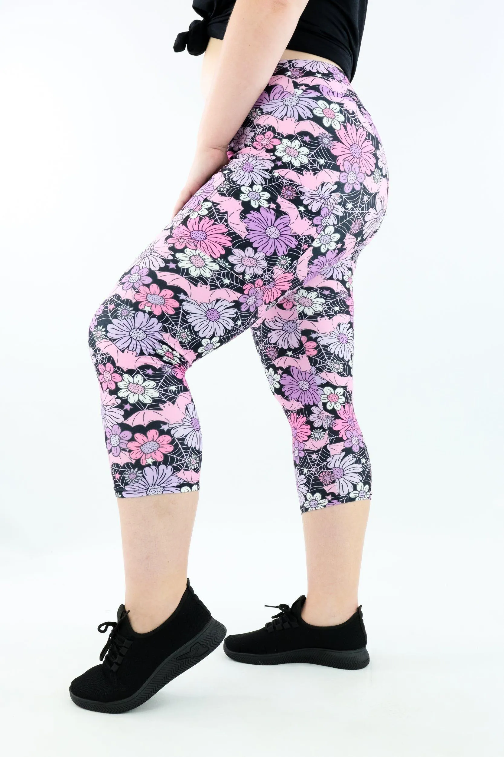Pretty Scary - Casual - Capri Leggings - Pockets