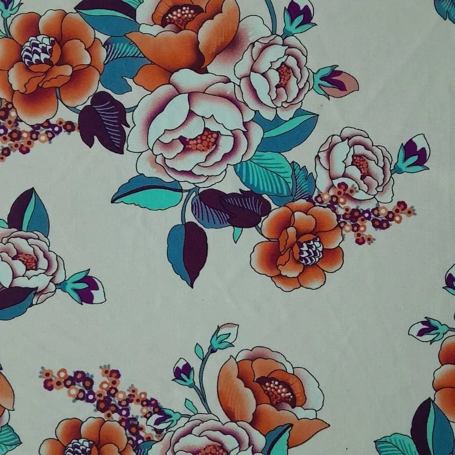 Printe Nylon Lycra Fabric 150 cm M058