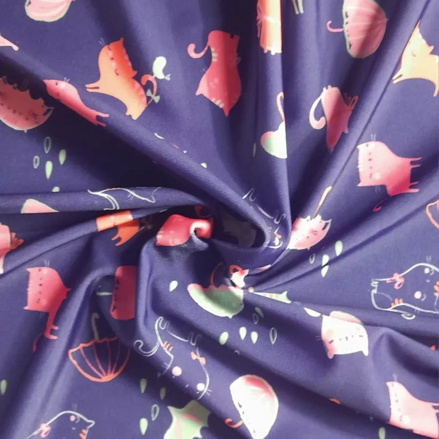 Printed Nylon Lycra Fabric 150 cm M112