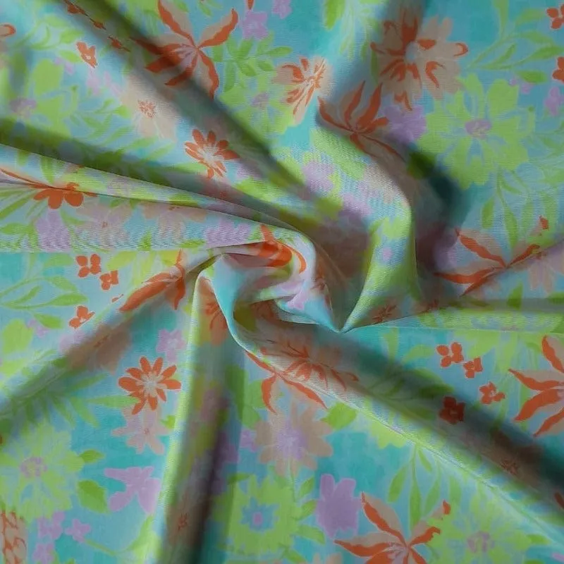 Printed Nylon Lycra Fabric 150 cm M166
