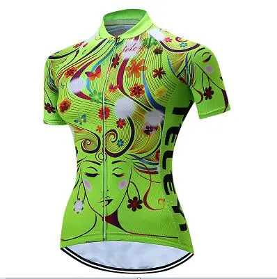 Pro 2020 woman short sleeve cycling jersey set sports outfit bike clothing kit mtb maillot cyclist bicycle clothes uniforme wear