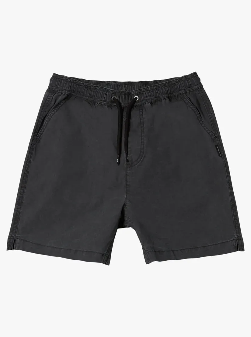 Quiksilver Boys Youth Taxer Shorts - Black