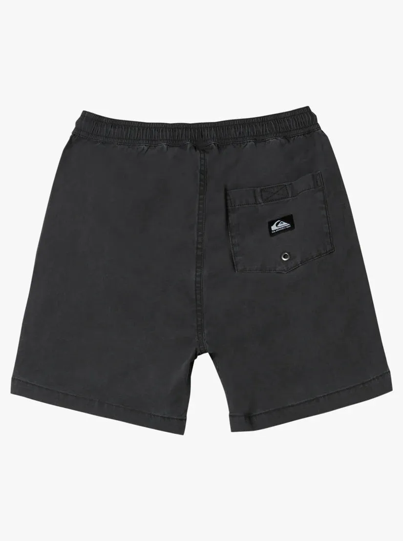 Quiksilver Boys Youth Taxer Shorts - Black