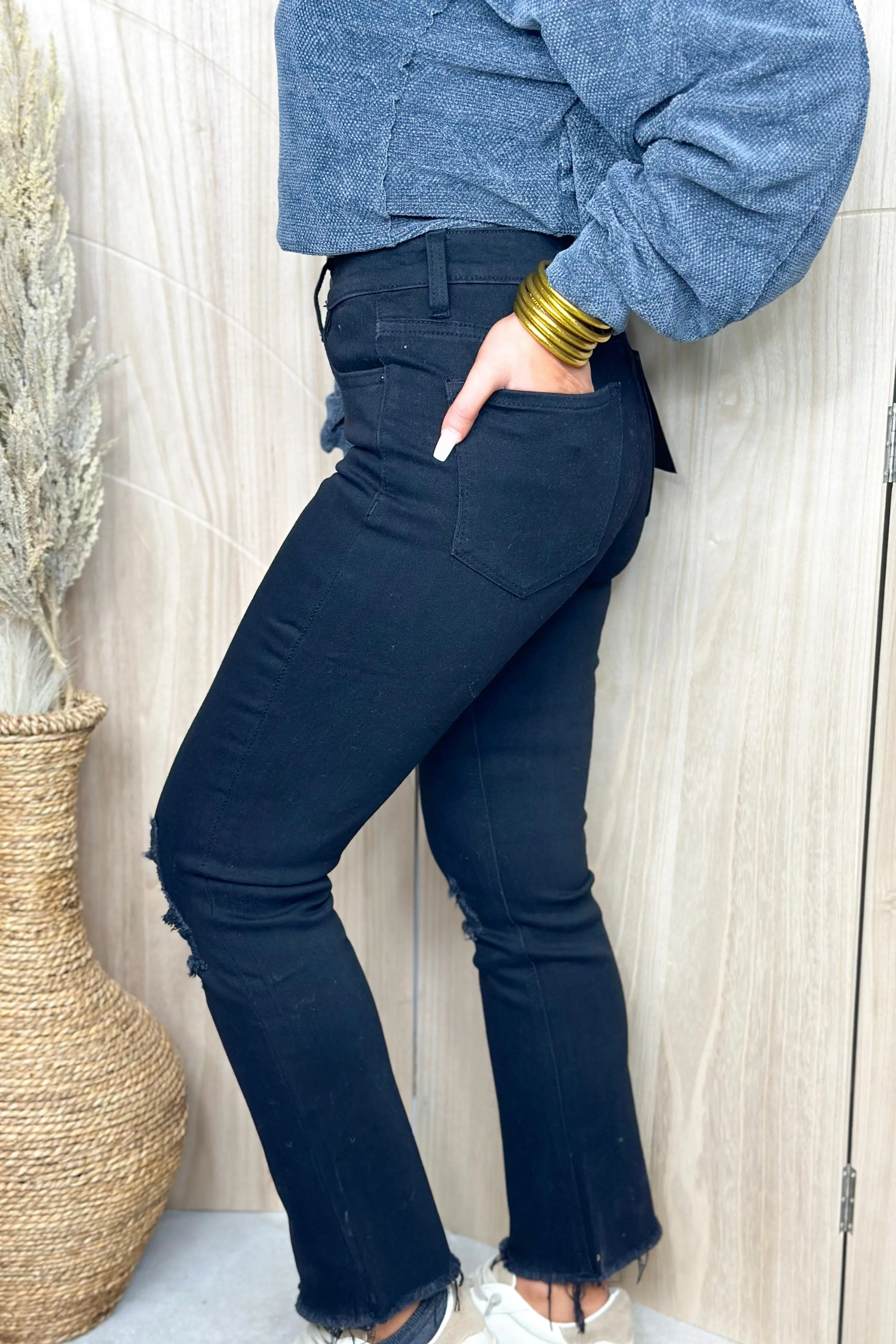 Raven High Rise Straight Crop Jeans *Final Sale*