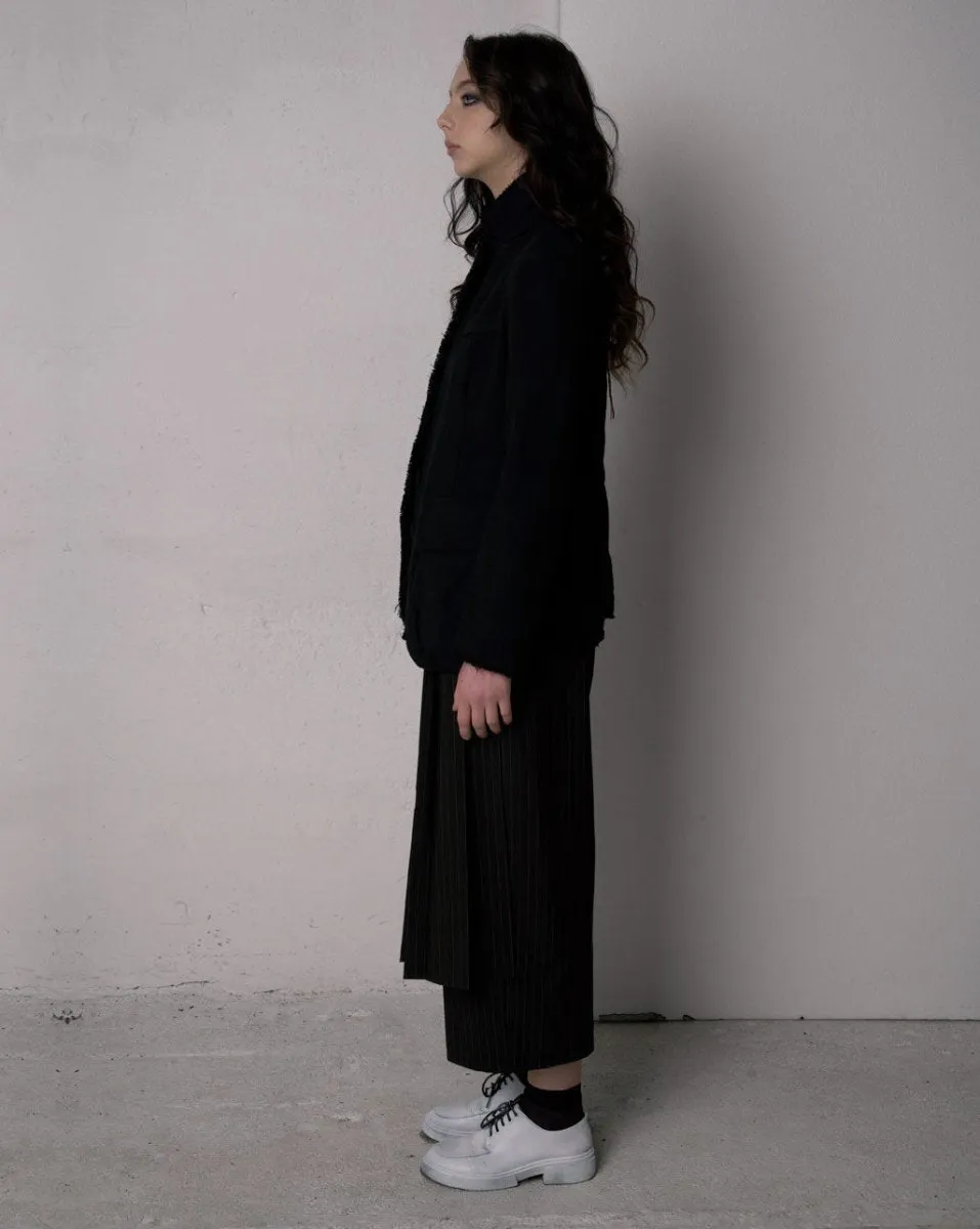 Raw Edge Blazer Jacket
