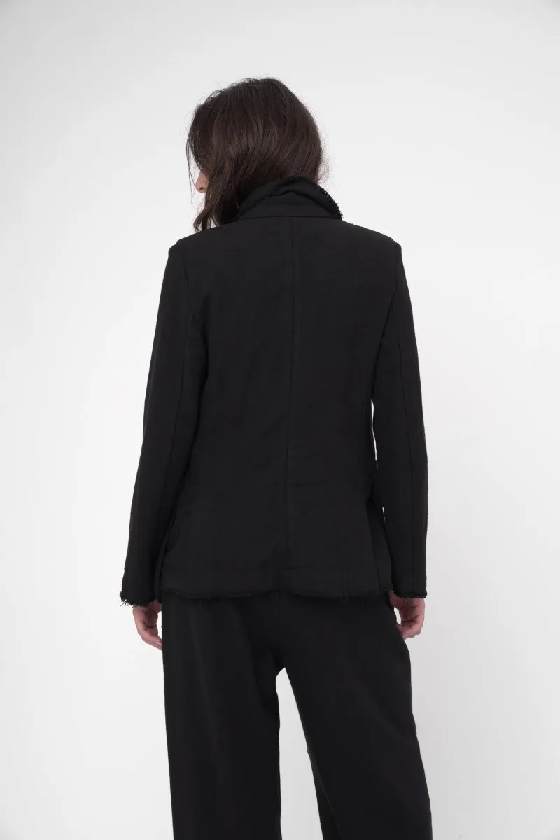 Raw Edge Blazer Jacket