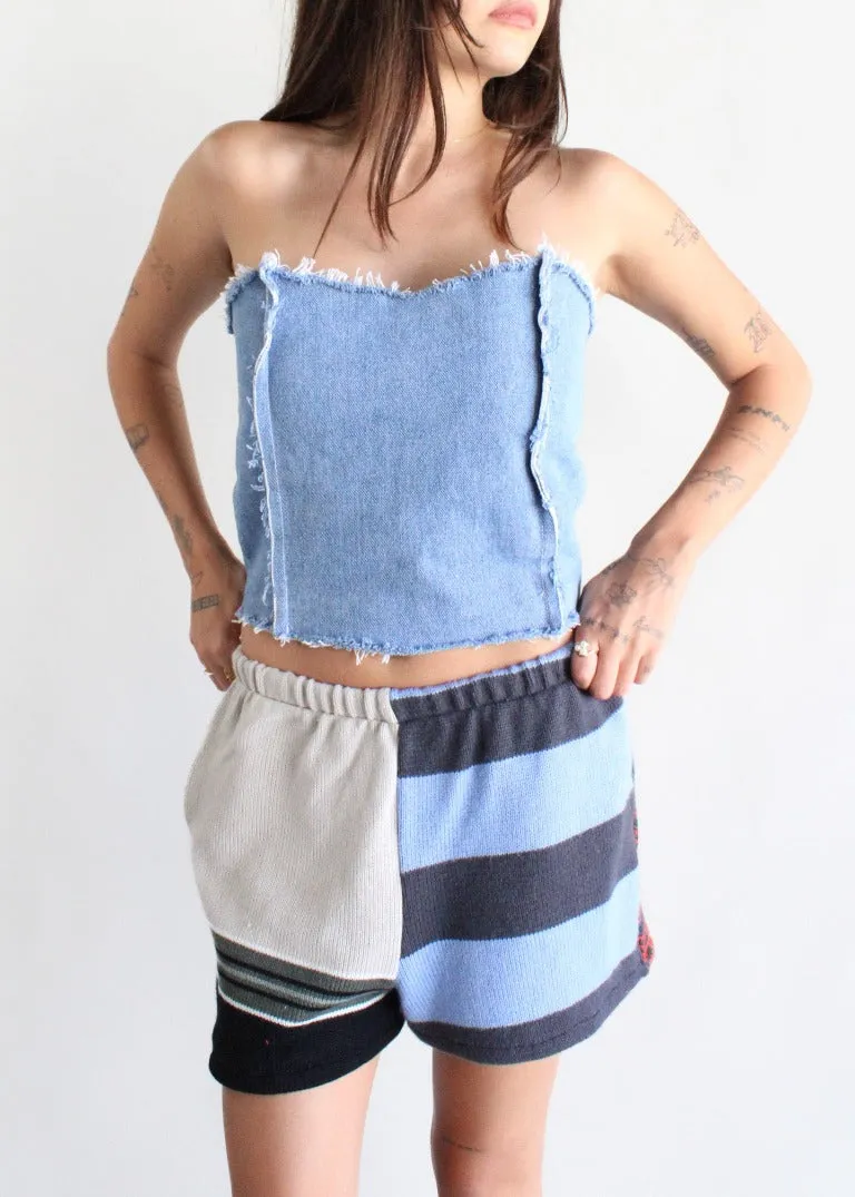 RCYCLD Denim Bustier