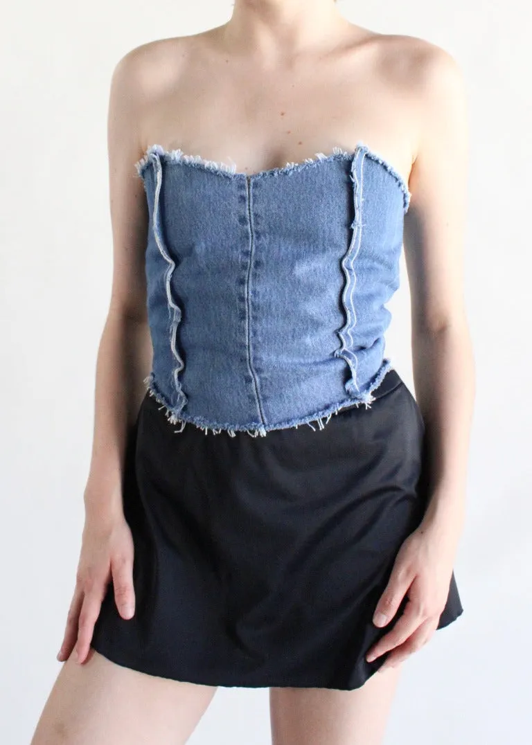 RCYCLD Denim Bustier