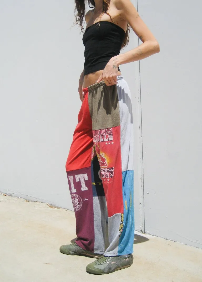 RCYCLD Pieced Tee Pants