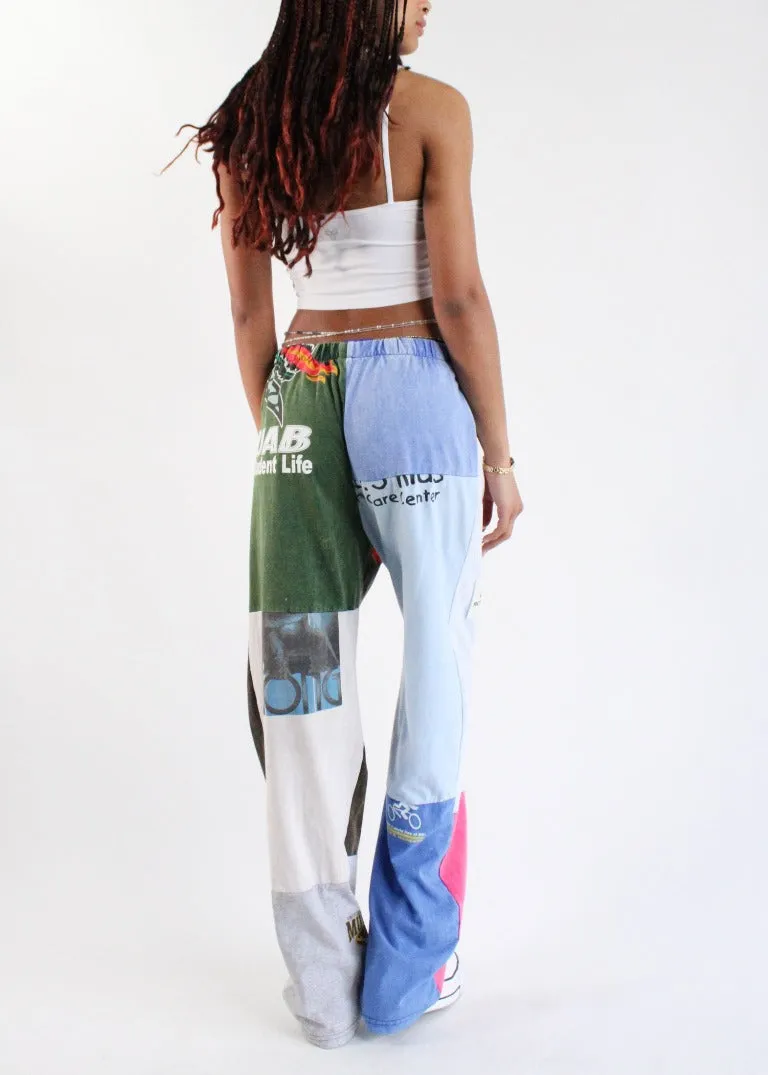 RCYCLD Pieced Tee Pants