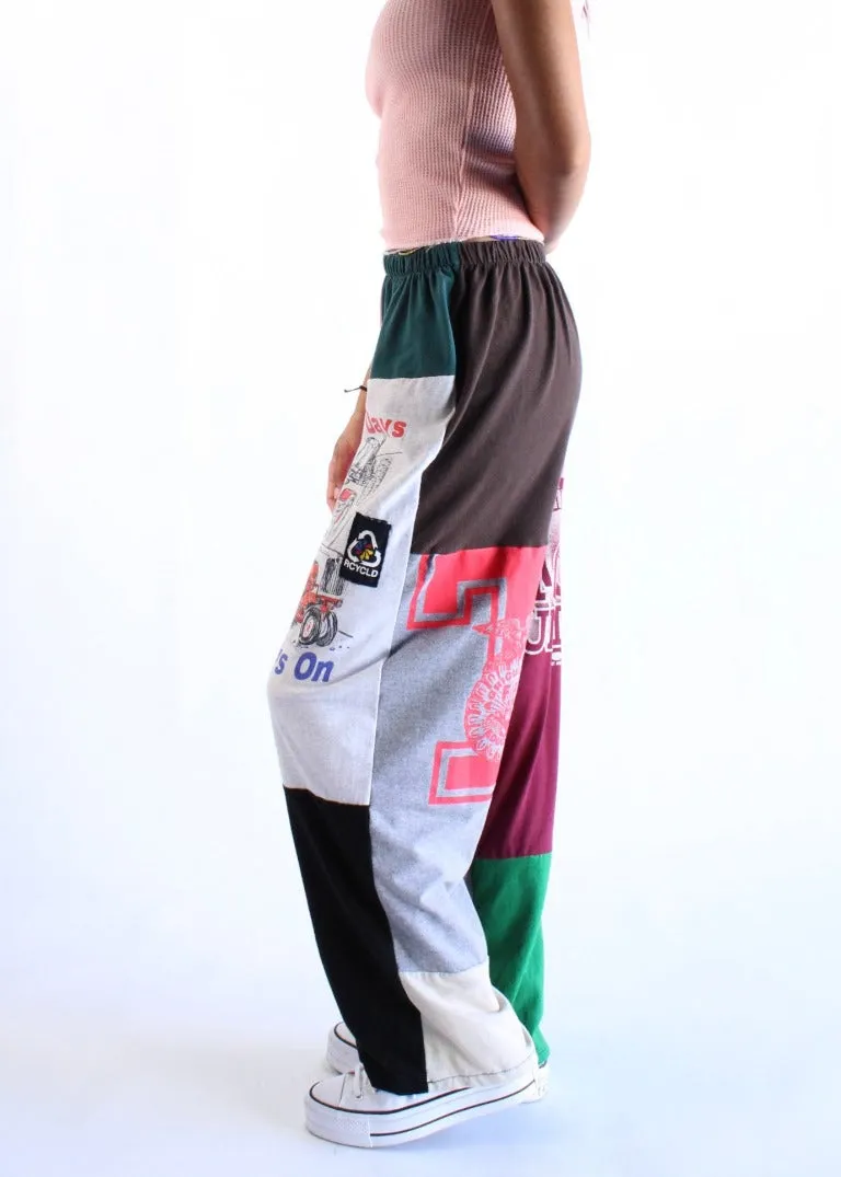 RCYCLD Pieced Tee Pants