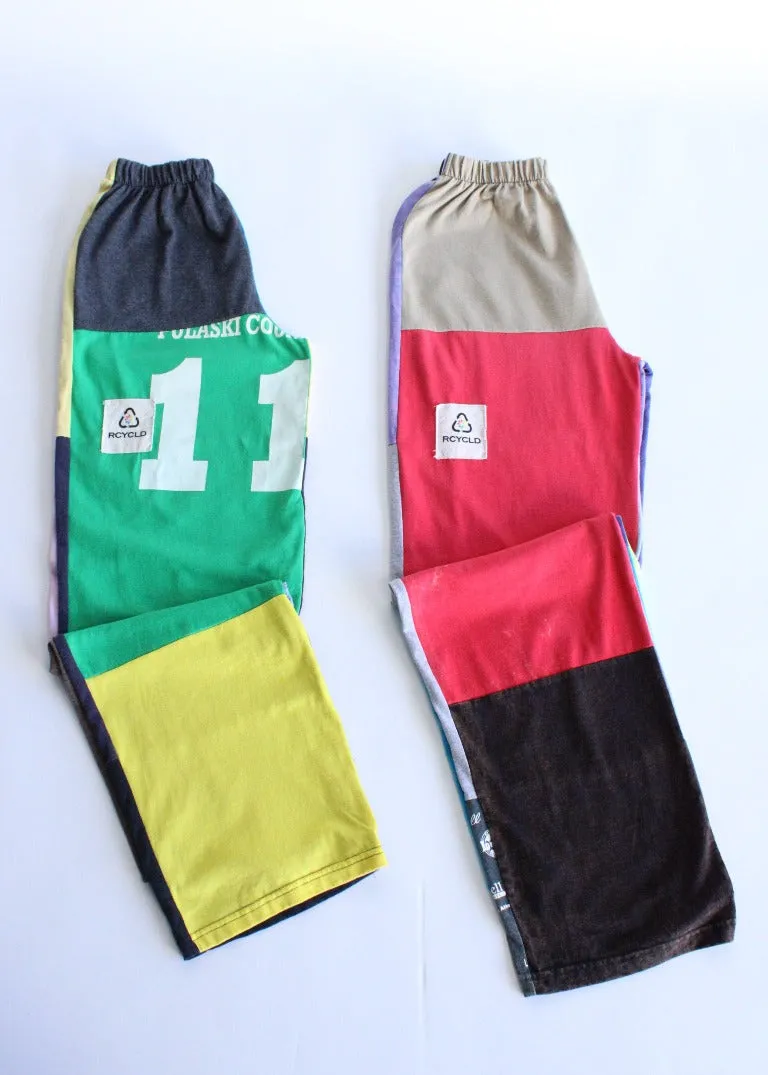 RCYCLD Pieced Tee Pants