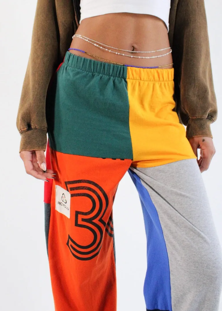 RCYCLD Pieced Tee Pants