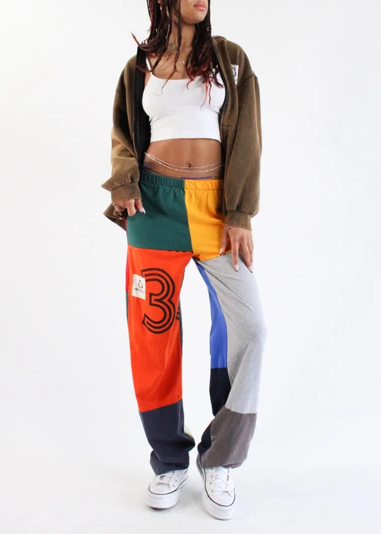 RCYCLD Pieced Tee Pants