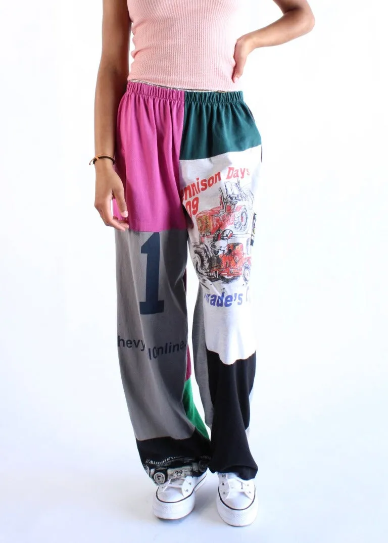 RCYCLD Pieced Tee Pants