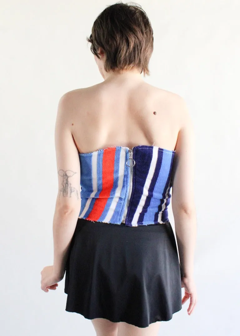 RCYCLD Terry Bustier Top