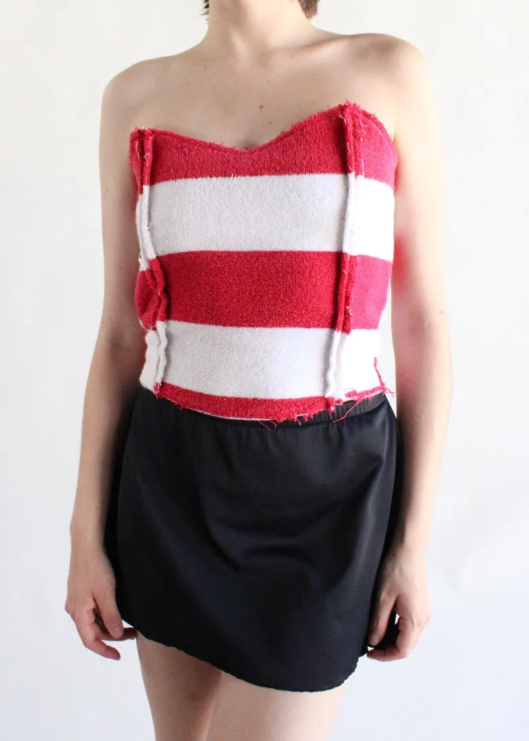 RCYCLD Terry Bustier Top