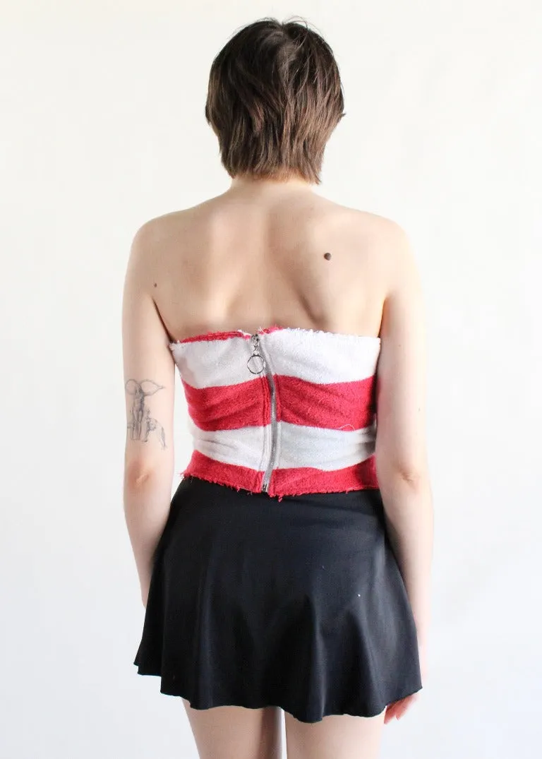 RCYCLD Terry Bustier Top