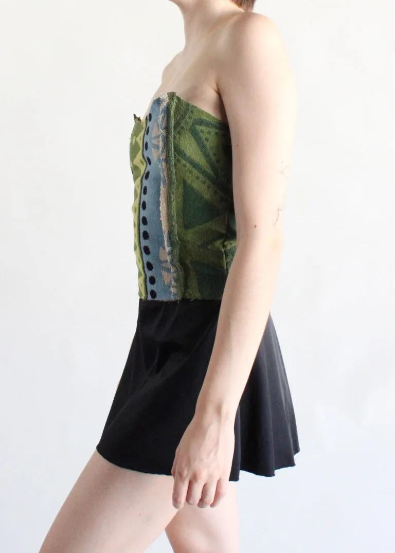 RCYCLD Terry Bustier Top