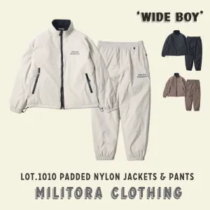 Retro Sports Padded Jacket and Pants Set