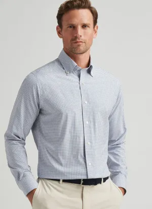 ROLLINS PERFORMANCE POPLIN SHIRT - FOUNTAIN BLUE