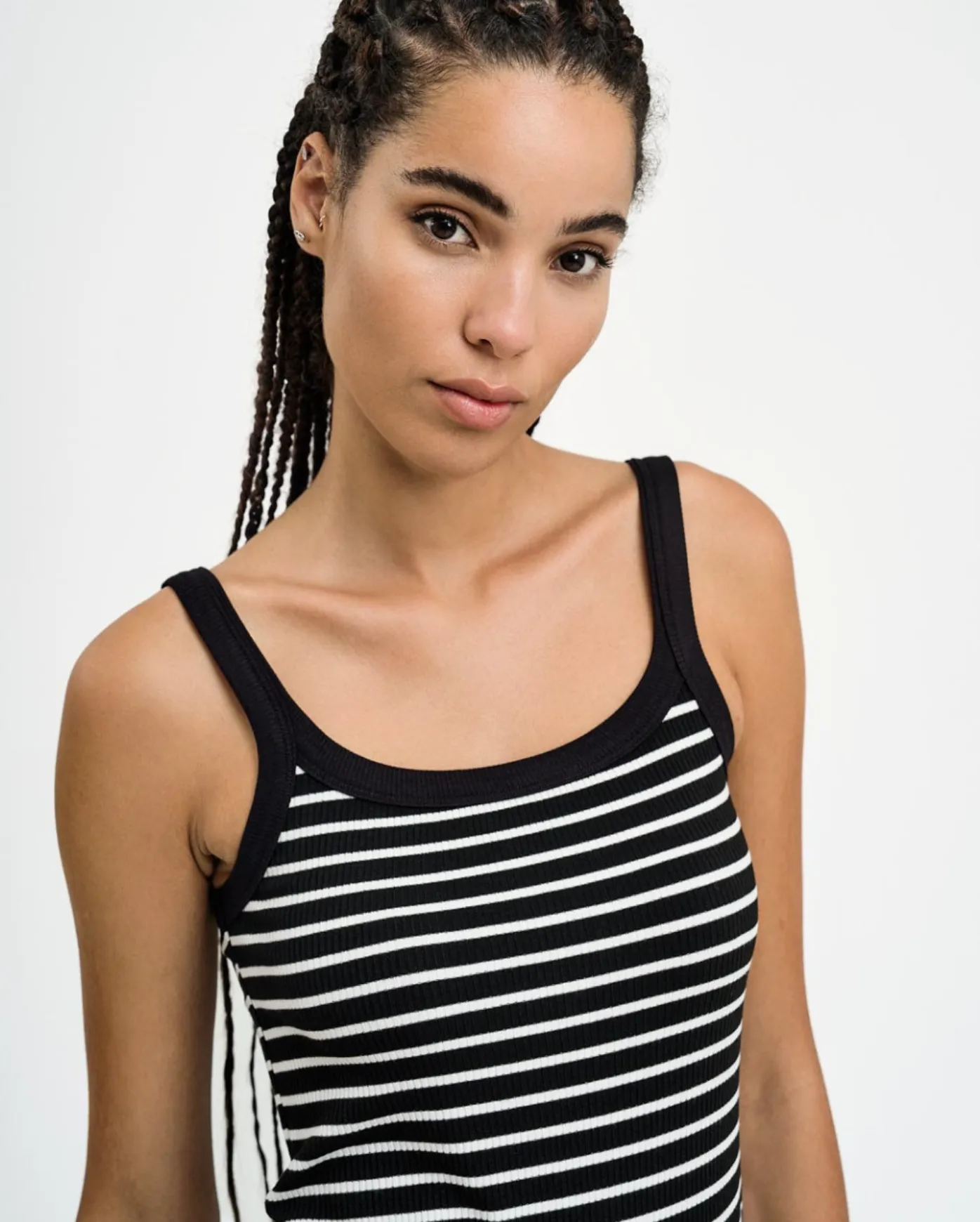 SALE Striped Top With Straps
