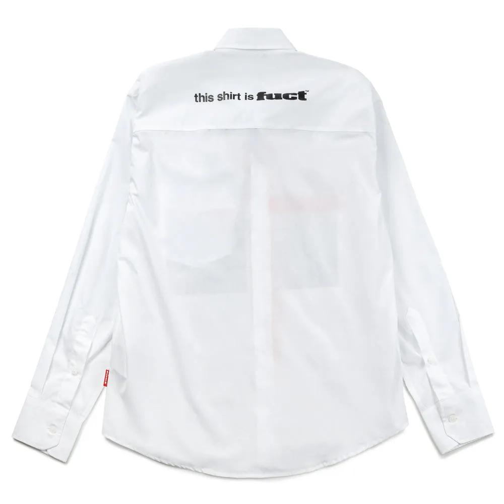 Screen Printed Classic Shirt | White