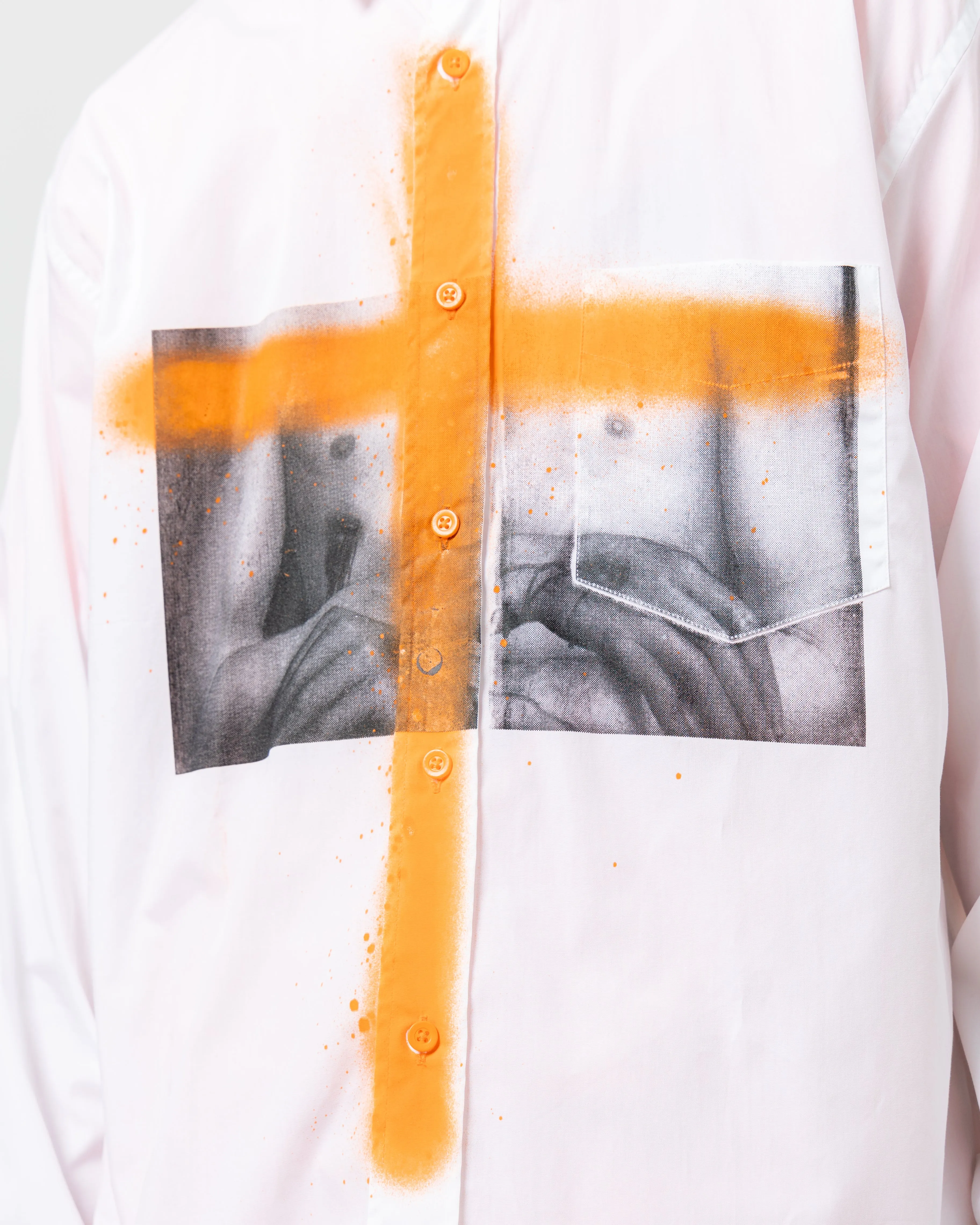 Screen Printed Classic Shirt | White