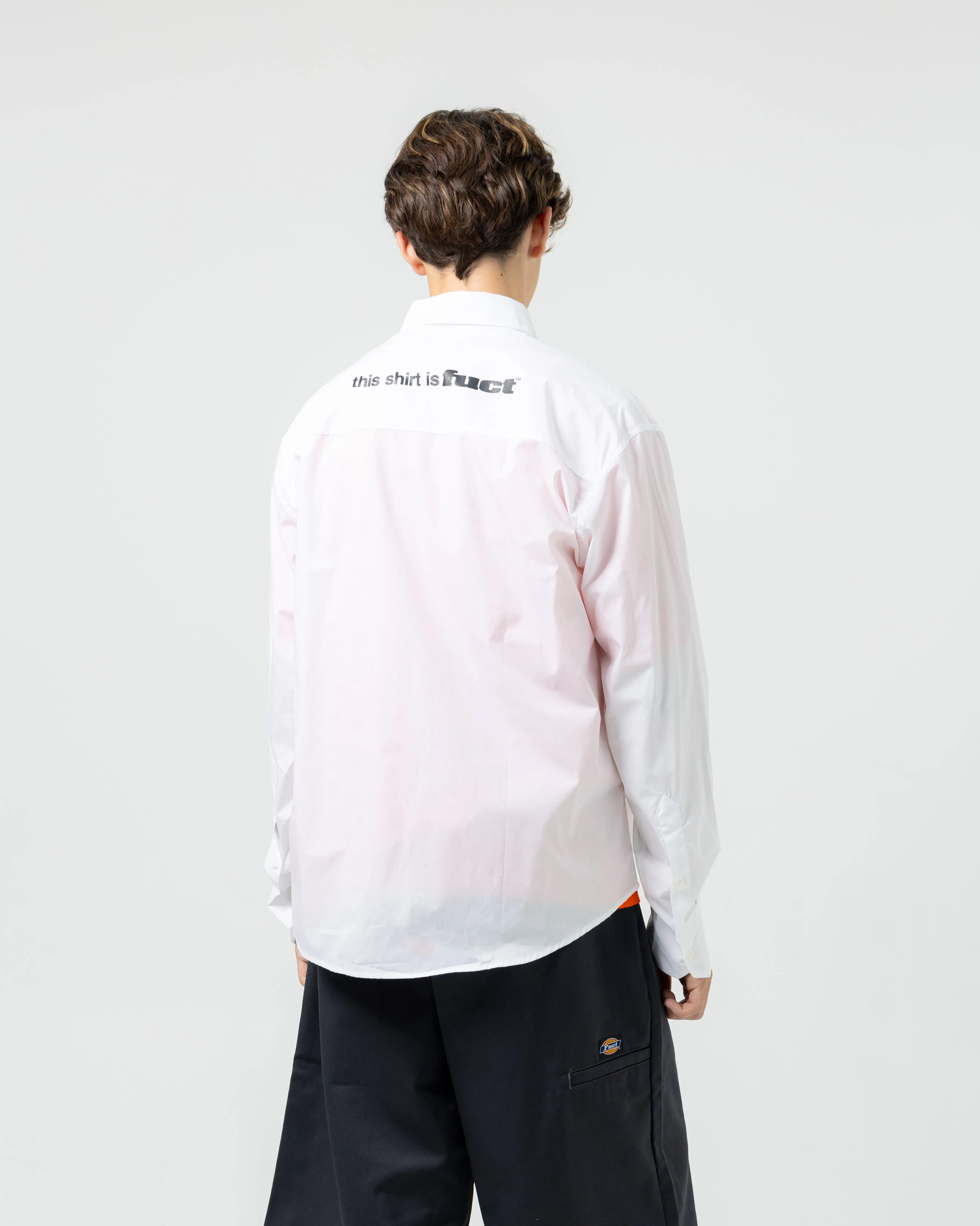 Screen Printed Classic Shirt | White