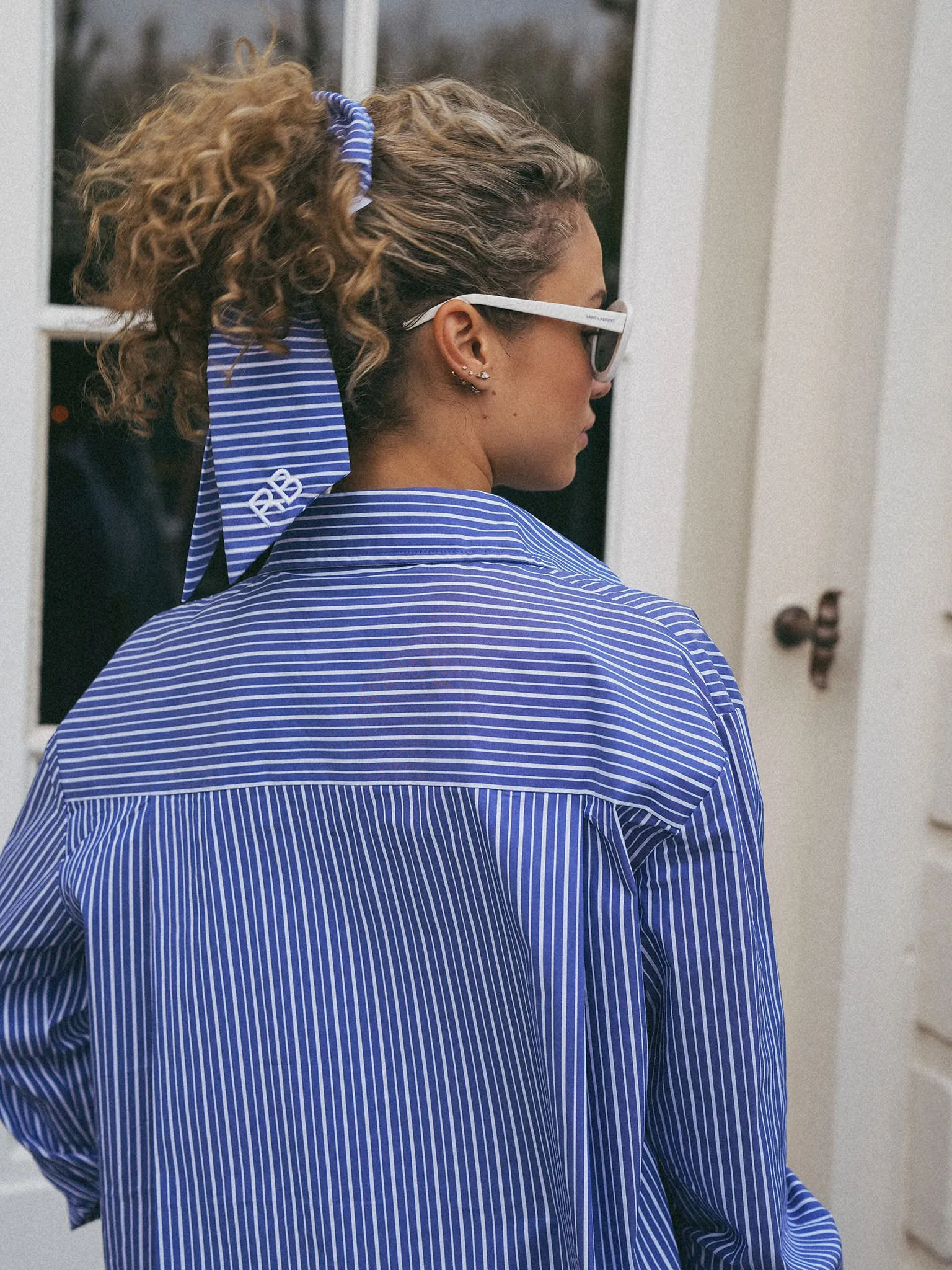 Scrunchie Bow Stripe