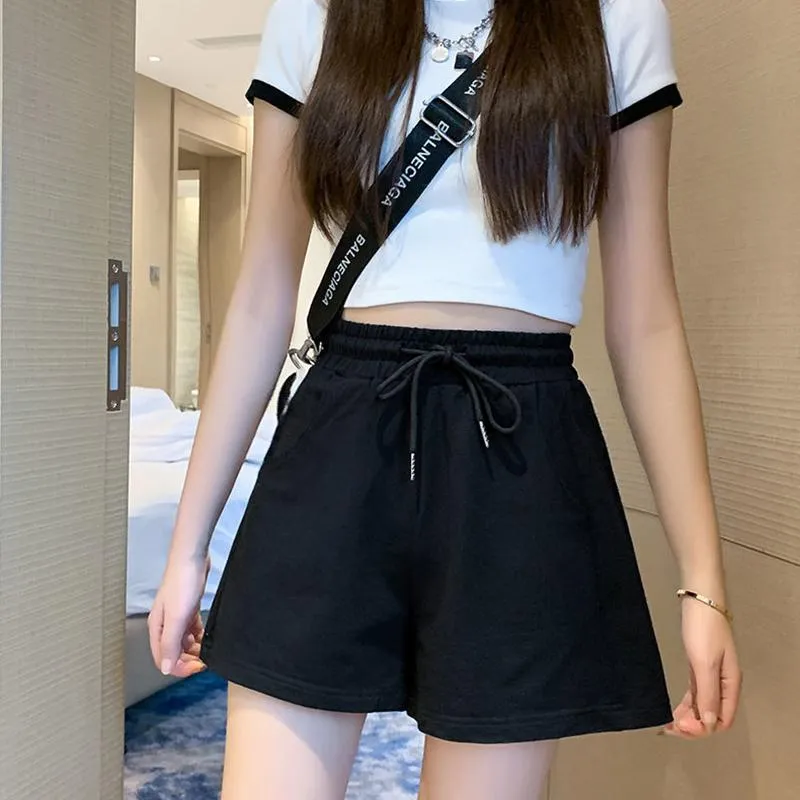 Shorts Women's Sports Three-point Pants Women's Wide-leg Pants Loose All-match Casual Pants Ladies Sports Shorts Comfortable