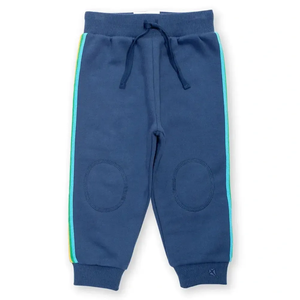 Side Stripe Joggers Navy