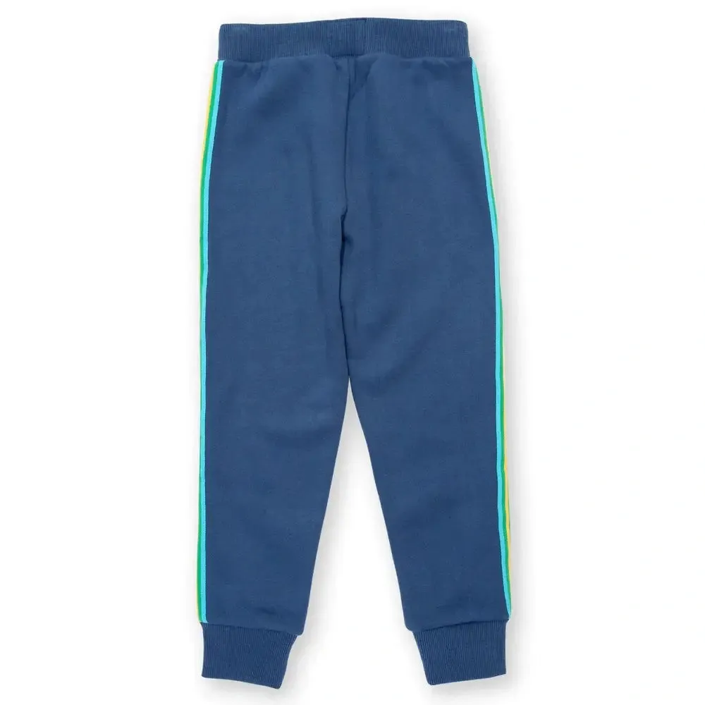 Side Stripe Joggers Navy