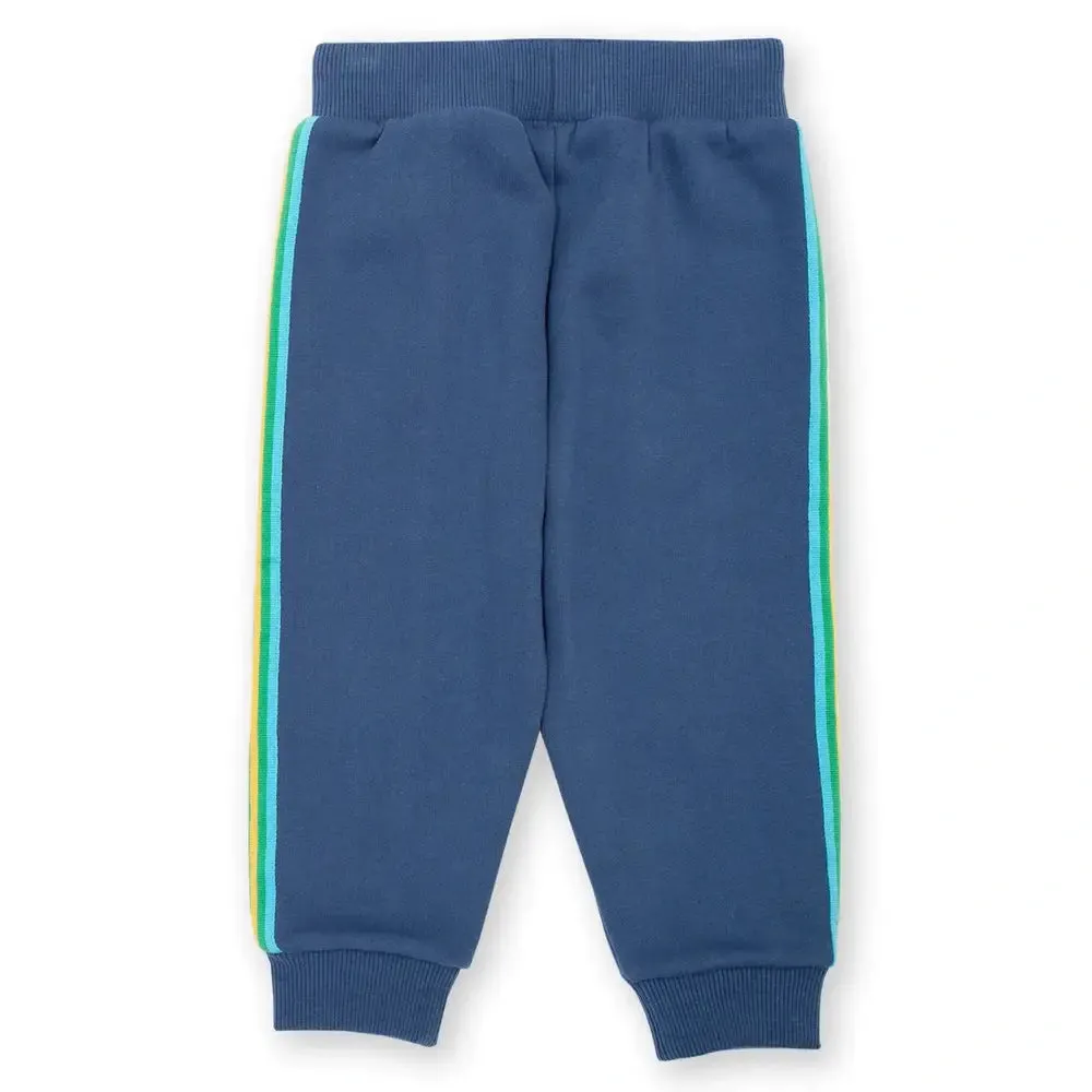Side Stripe Joggers Navy