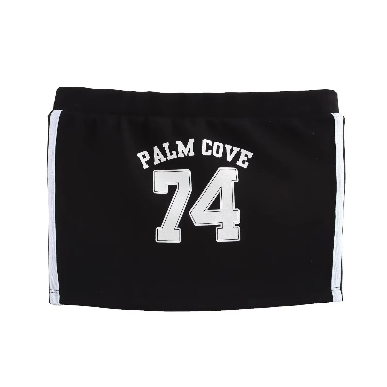 Side Stripe Palm Cove Tube Top and Matching Sweatpants