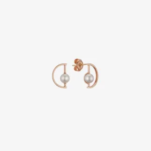 Signature. D Gold Pearl Earring JDRERRS426W