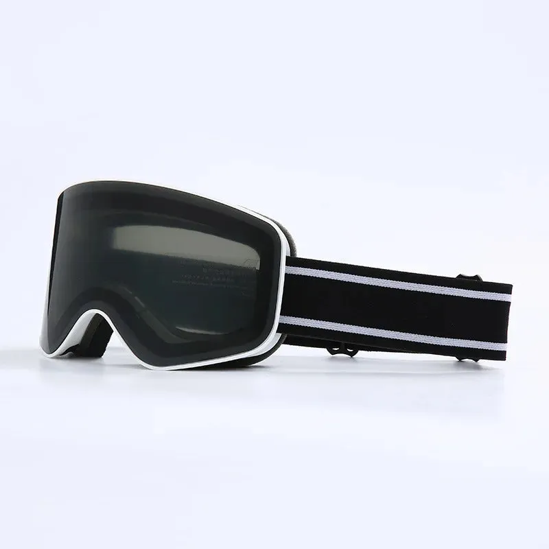Ski Snowboard Goggles Unisex Skiing Eyewear Mask UV 400 Snow Protection Double Anti-Fog Cylindrical Design