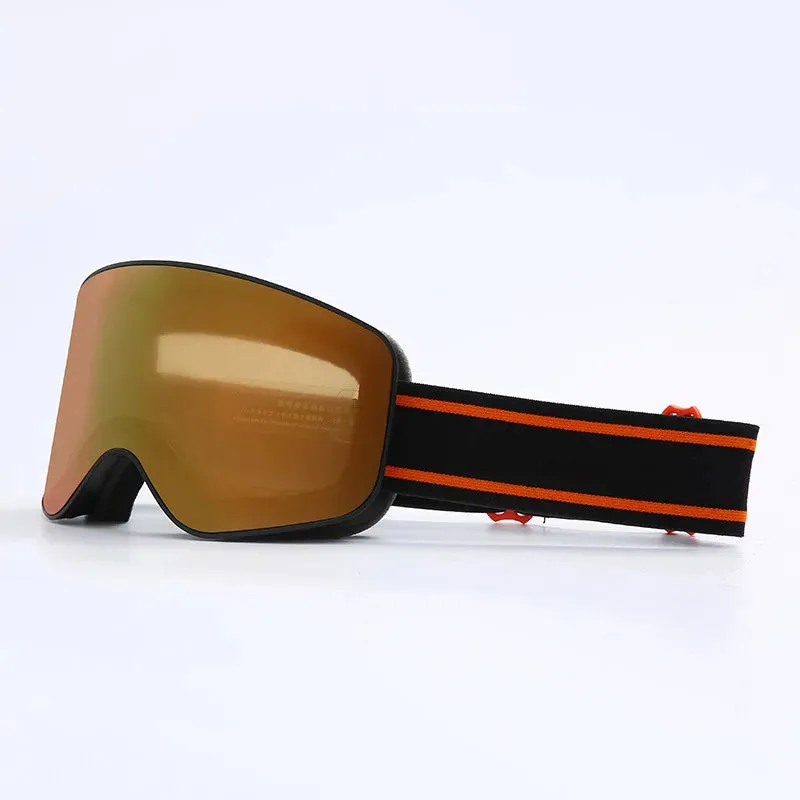 Ski Snowboard Goggles Unisex Skiing Eyewear Mask UV 400 Snow Protection Double Anti-Fog Cylindrical Design