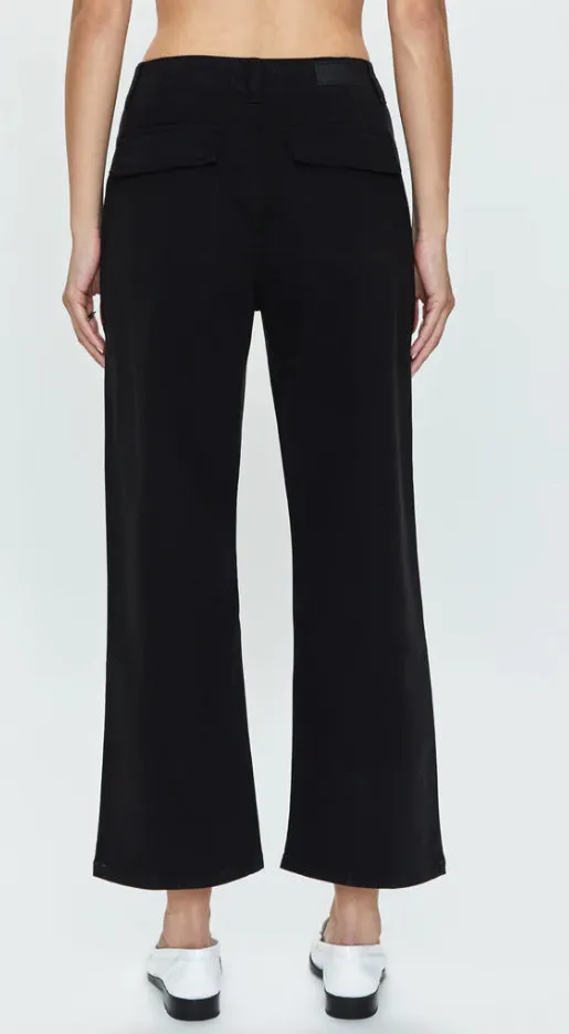 SOPHIA WIDE LEG PANT - BLACK