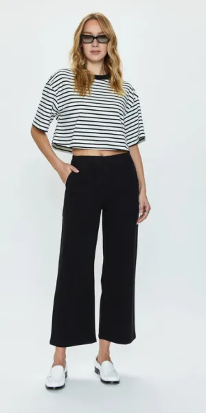 SOPHIA WIDE LEG PANT - BLACK