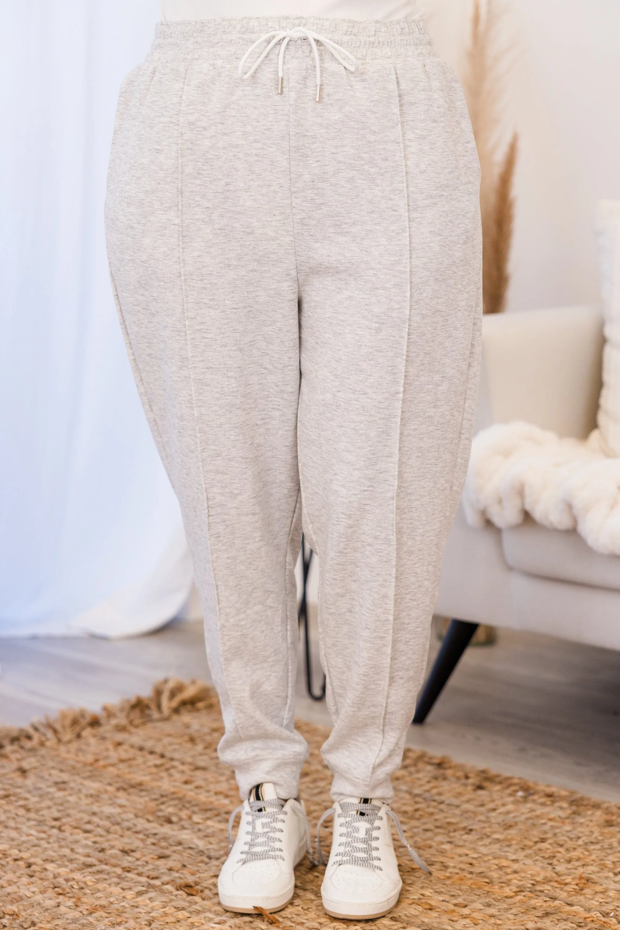Staying In Jogger, Heather Grey