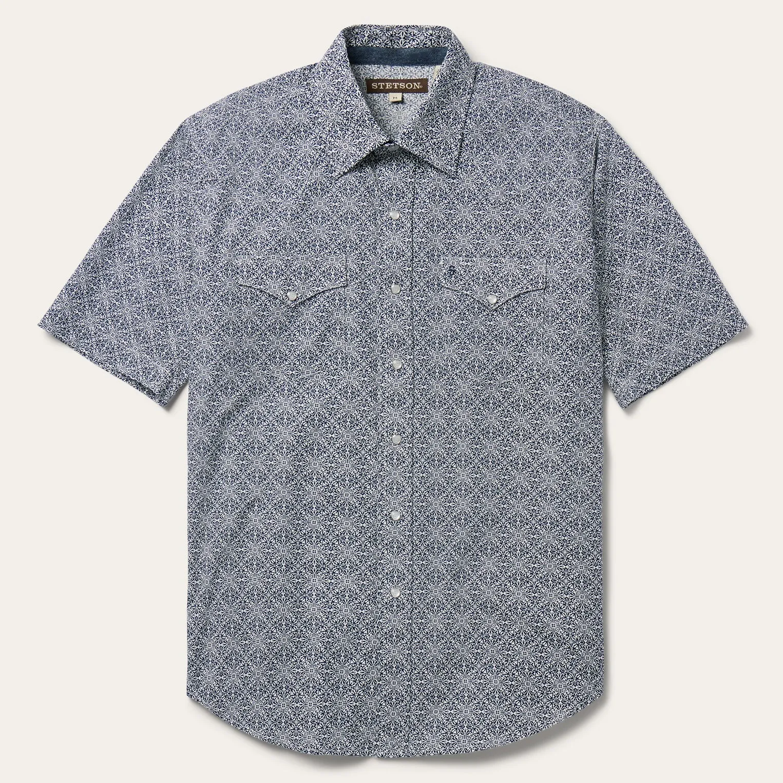 Stetson Blue SS Ornamental Prnt