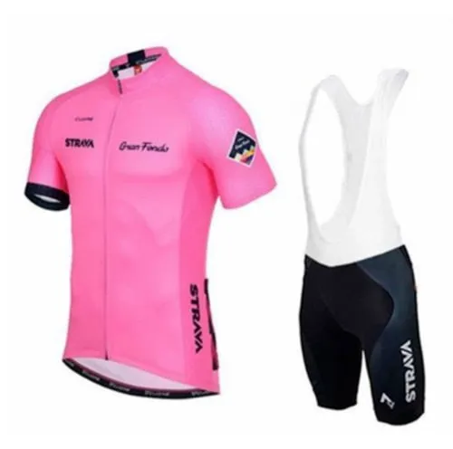 STRAVA 2019 Pro Cycling Kleding Sets Bike uniform Zomer Mans Wielertrui Set Road Fiets Jerseys MTB fiets Slijtage