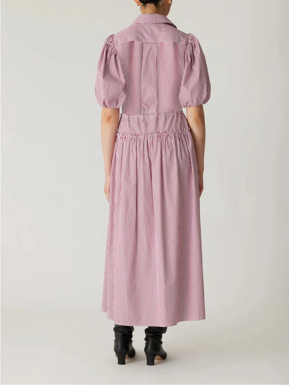 Stripe Poplin Dress