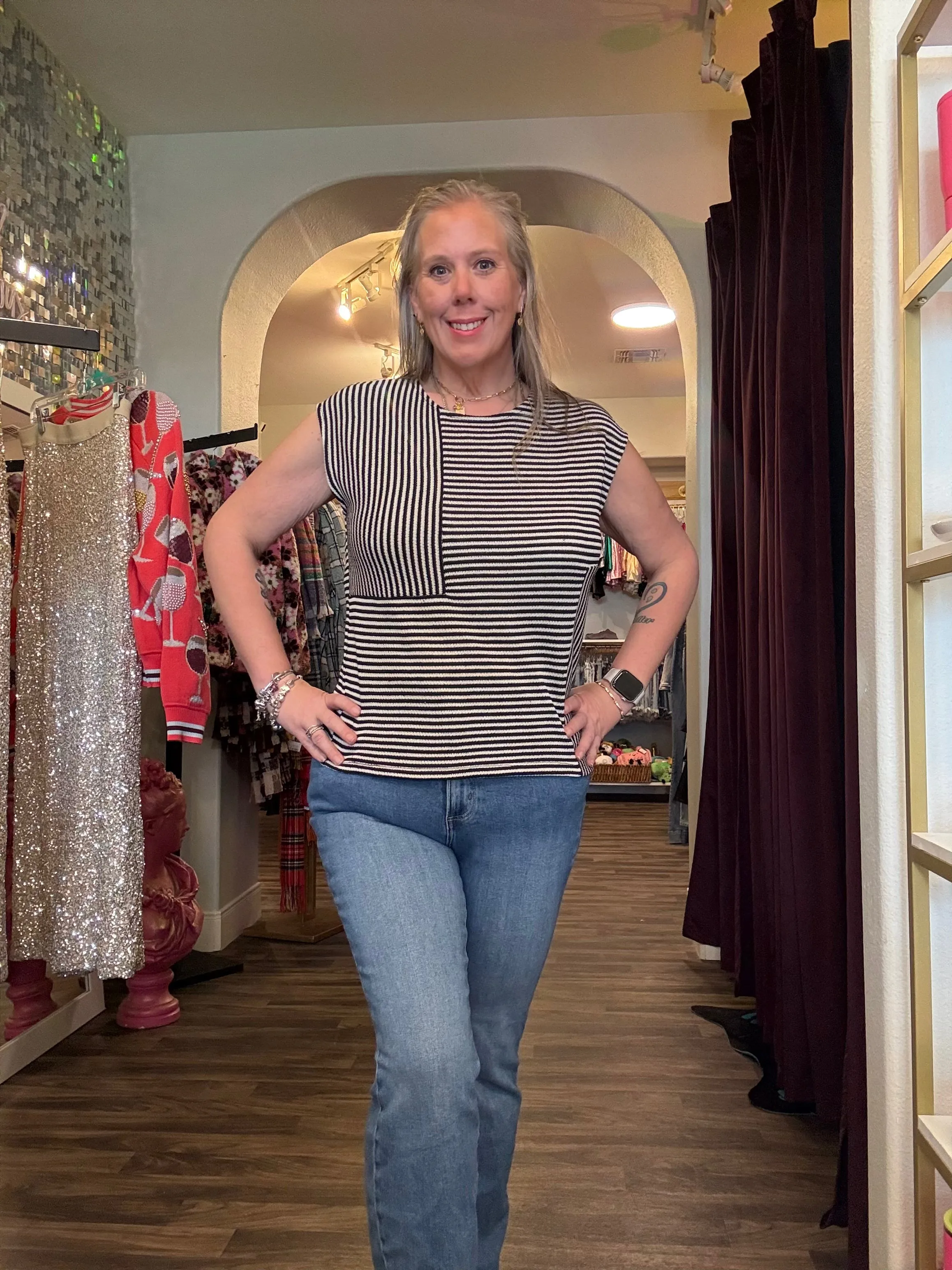 Stripe Savvy Top